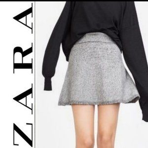 Zara Knit Circle Skater Skirt Medium